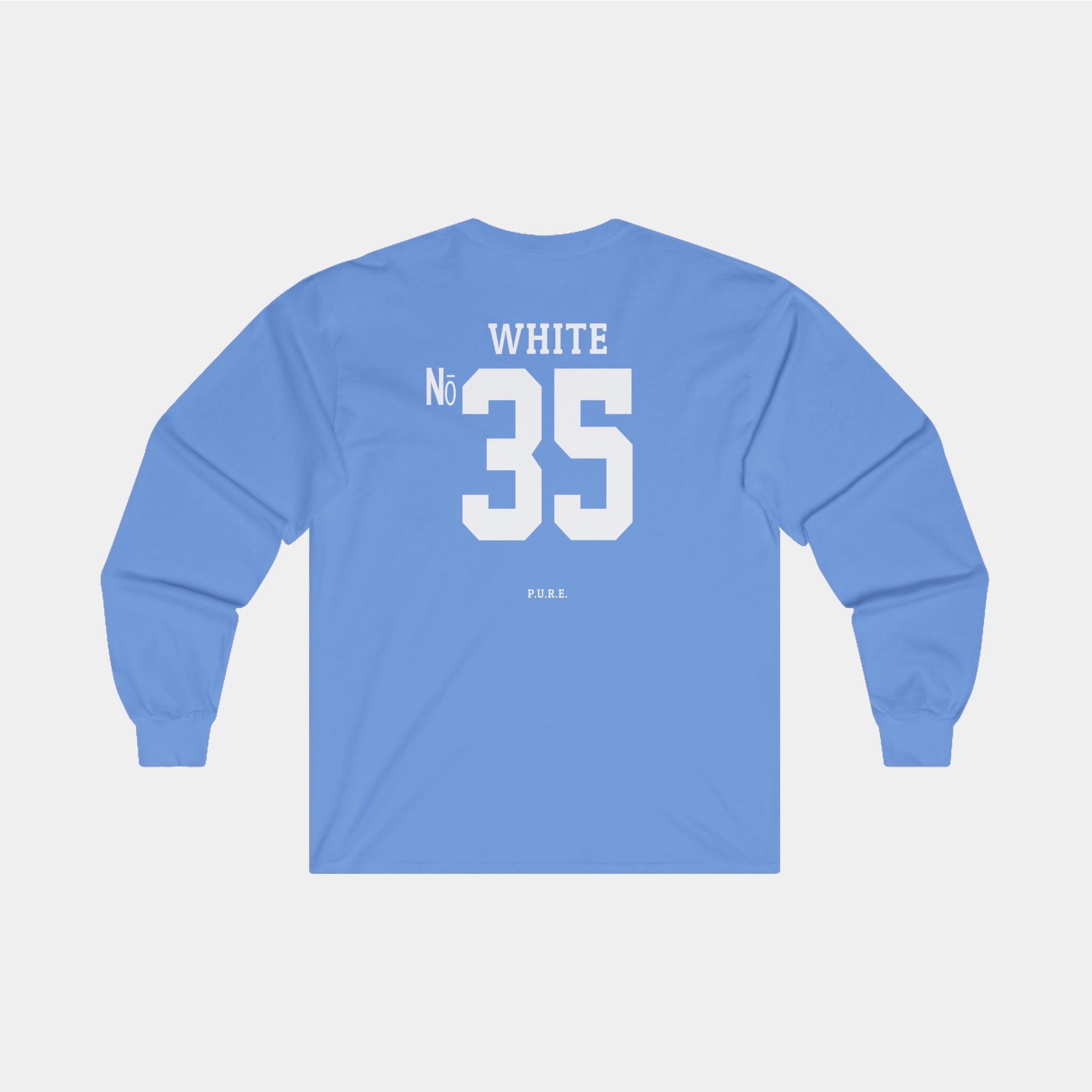 Lang White #35 Long Sleeve