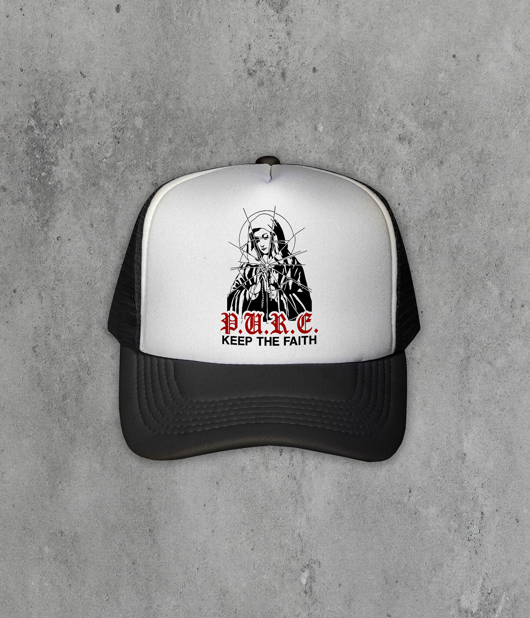 Keep The Faith Pure Trucker Hat